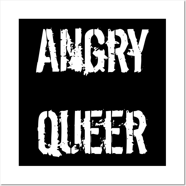 Angry queer Wall Art by Caliel